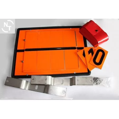 Tablica ADR z wymiennymi cyframi + uchwyt