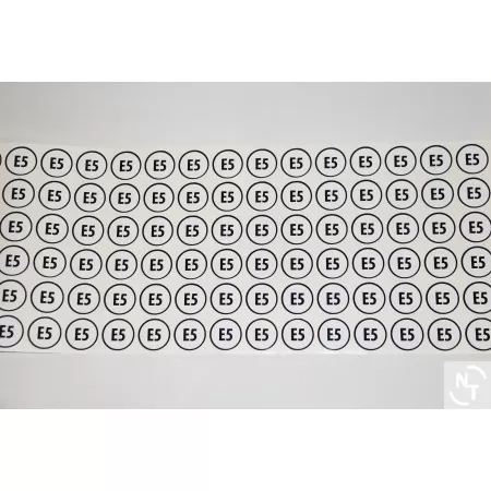 Nalepka E5 duża