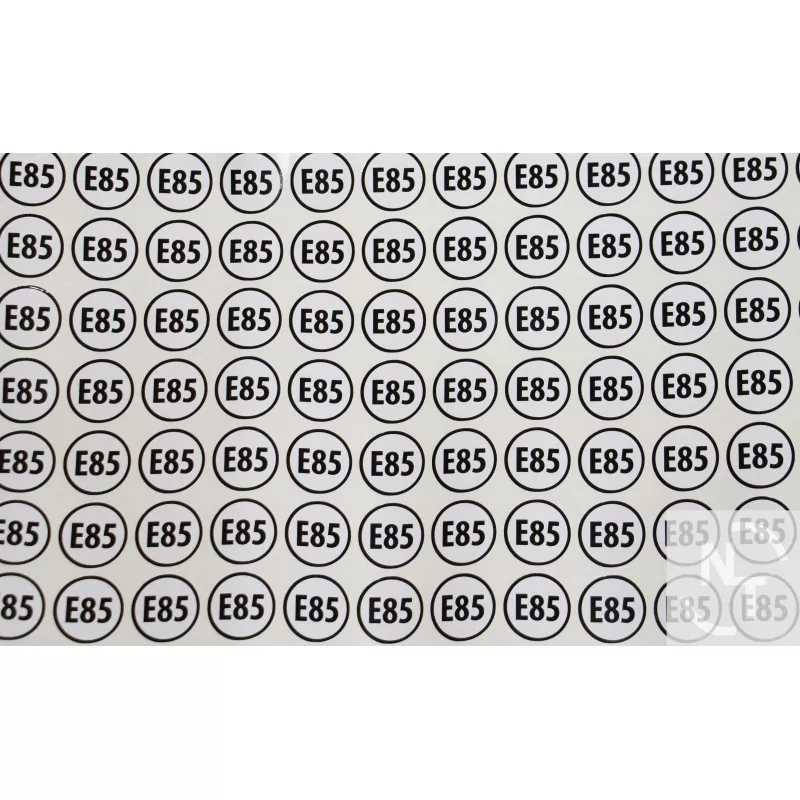 Nalepka E85 mała