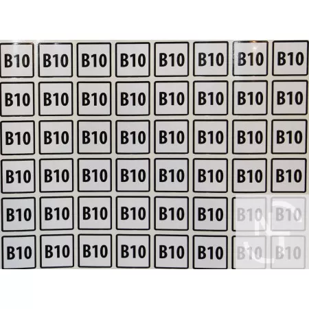Nalepka B10 mała