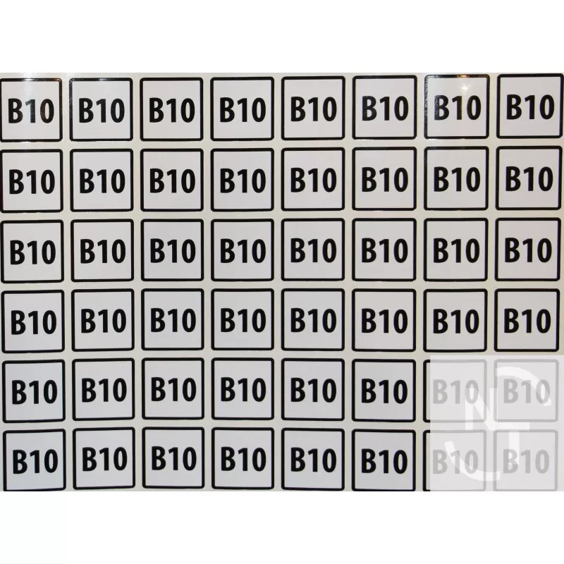 Nalepka B10 mała