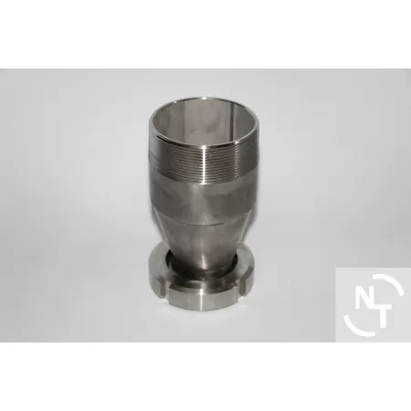 Redukcja spożywcza mleczarska DIN 11851 DN 50 ST+N x DN 80 gwint zewnętrzny 3"