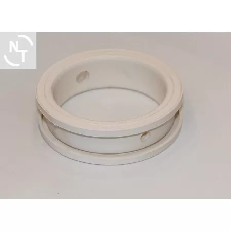 Uszczelnienie zaworu klapowego BURGMER DN100 z kołnierzem białe