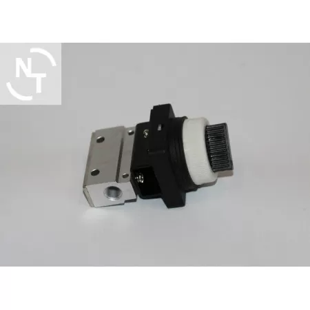 Zawór pneumatyczny 3/2 z pokrętłem 1/8"