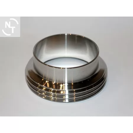 Króciec złącza spożywczego higienicznego gwintowane DN 65 DIN 11851