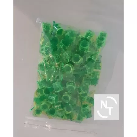 Plomba zabezpieczająca TWISTER zielona  (kpl - 100 szt.)