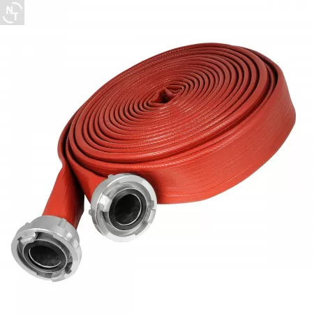 Wąż tłoczny obustronnie powlekany wzmocniony czerwony DN52 20m 15 bar