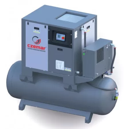 KOMPRESOR SPRINTER L 7,5 - 15 kW / 500 D / 10 - 20 HP ze zbiornikiem i  osuszaczem